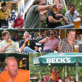 Unterm Sonnenschirm