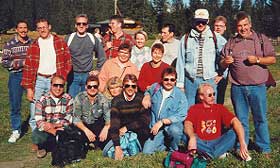 Gruppenbild mit einem anderen Lüchtringer Club