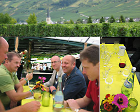Besuch beim Weinfest