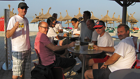 Feuchte Runde auf Mallorca